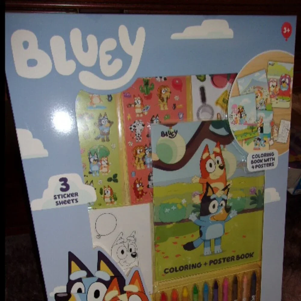 Bluey Activity Set Color, stickers and design kit New